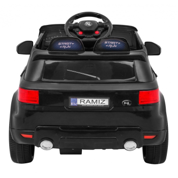 Autko Start Run na akumulator Czarny + Pilot + Bezpieczny SUV